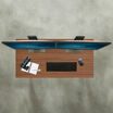 walnut table overhead